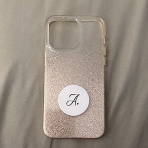 Glittery Gold Phone Case